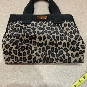 Nine West Brown and Black Leopard Purse